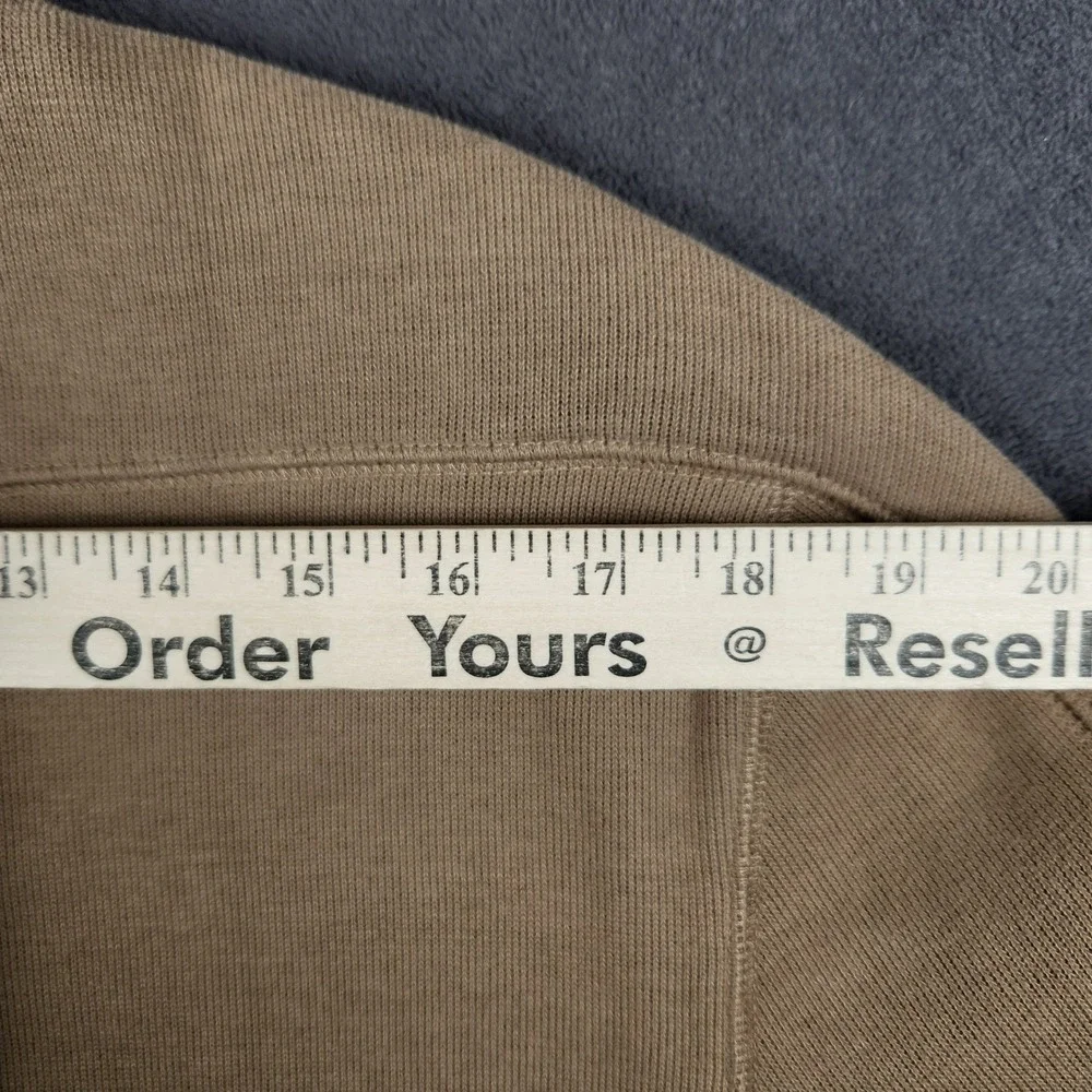 Banana Republic Henley Mens Medium Marshland Brown Double Knit Thermal NEW‎